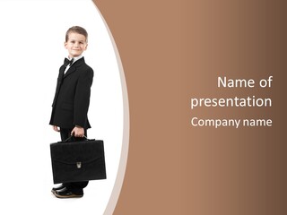 White School Business PowerPoint Template