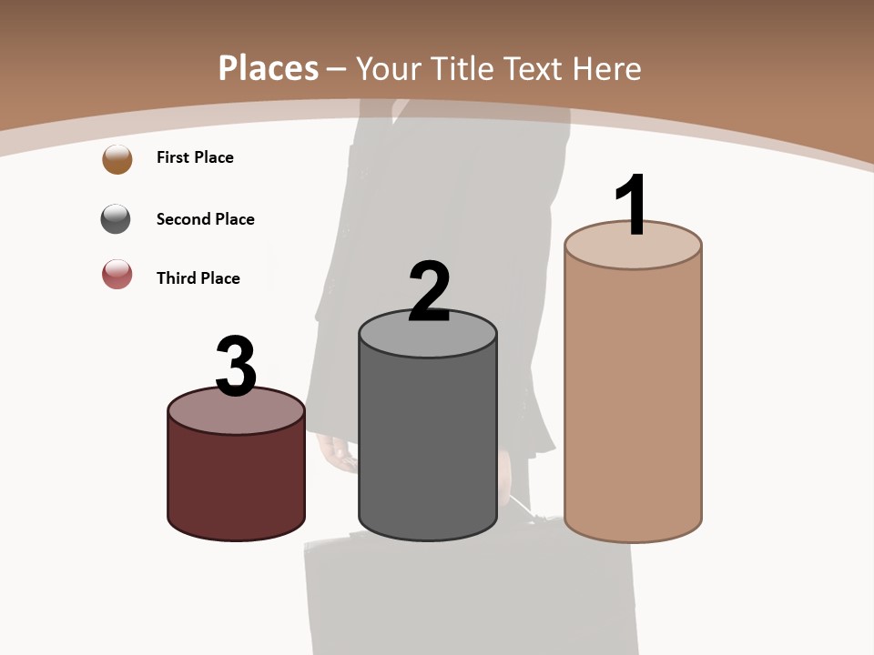 White School Business PowerPoint Template