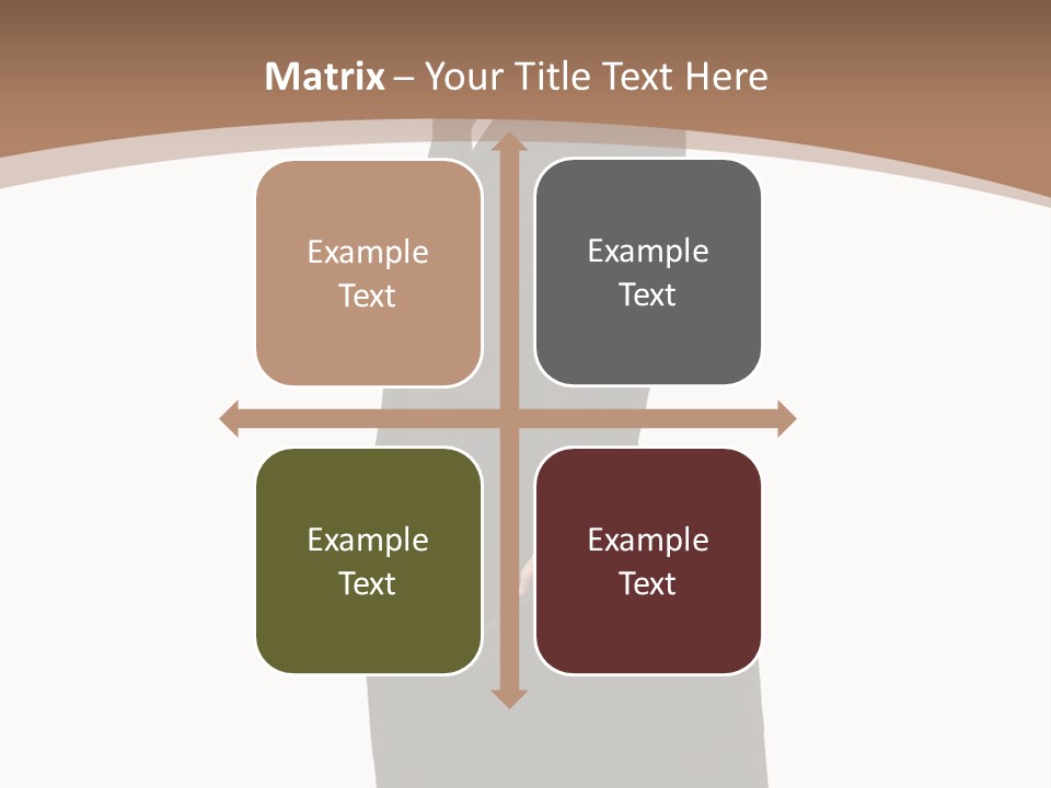 White School Business PowerPoint Template