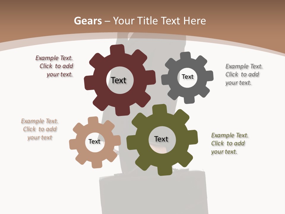 White School Business PowerPoint Template