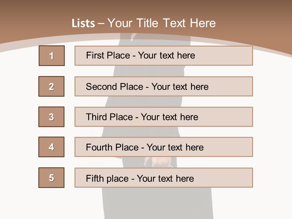 White School Business PowerPoint Template