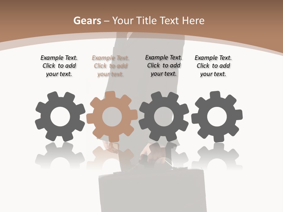 White School Business PowerPoint Template