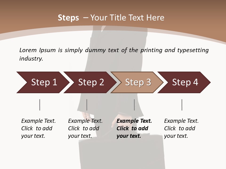 White School Business PowerPoint Template