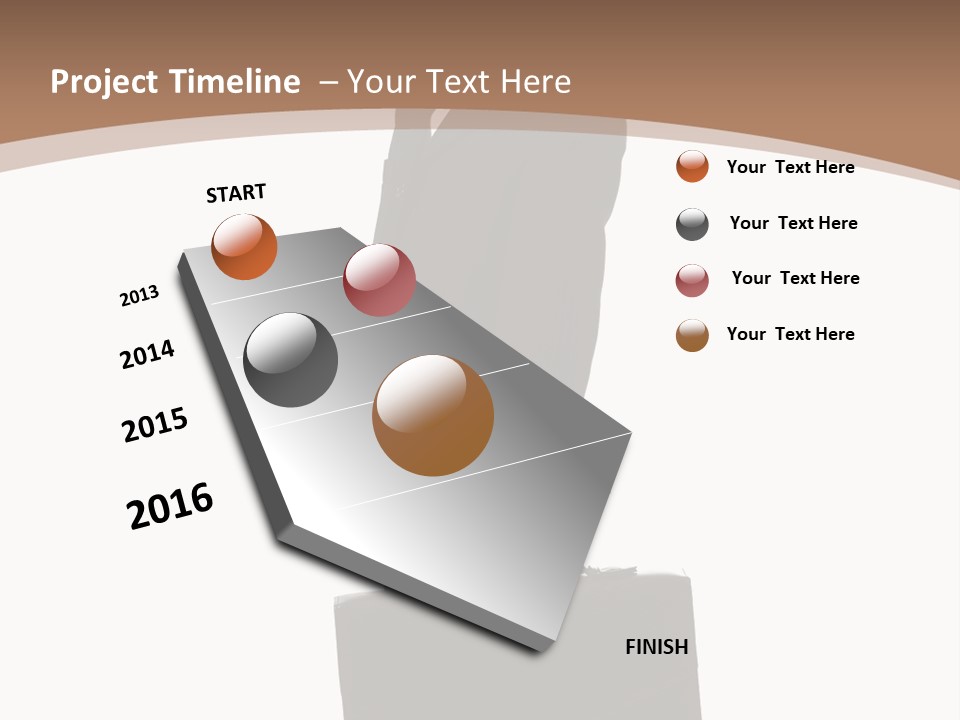 White School Business PowerPoint Template