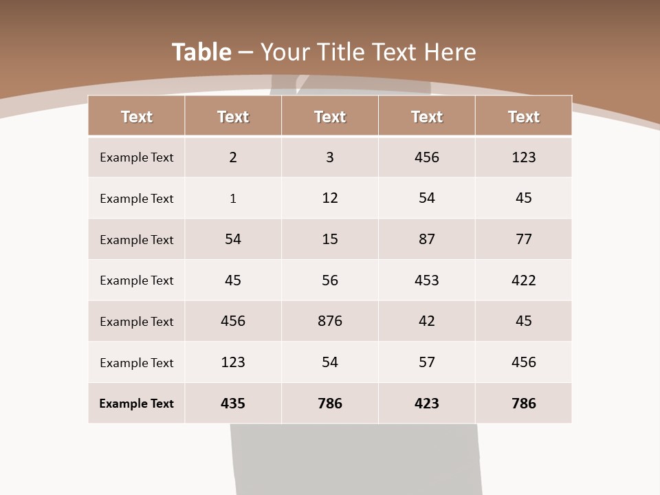 White School Business PowerPoint Template