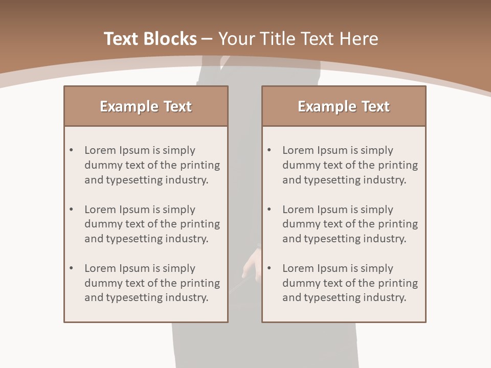 White School Business PowerPoint Template