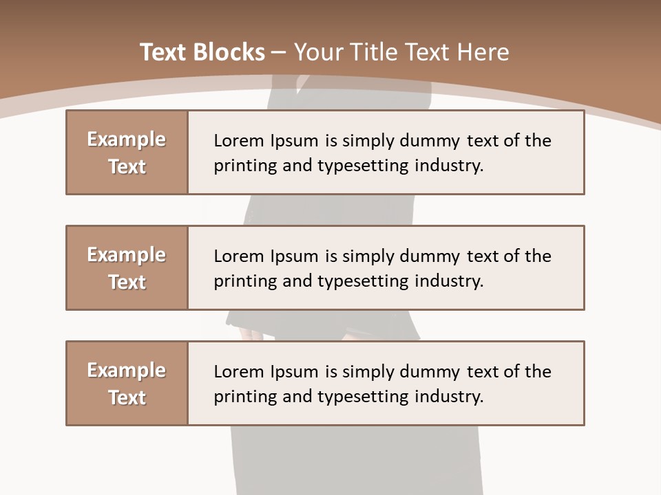 White School Business PowerPoint Template