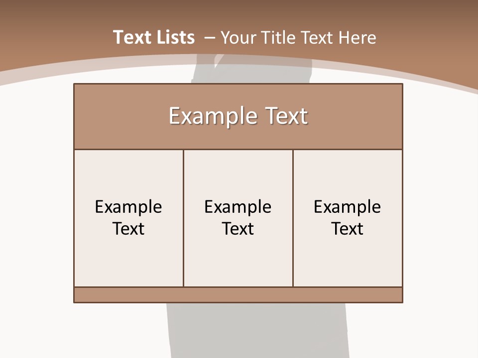 White School Business PowerPoint Template