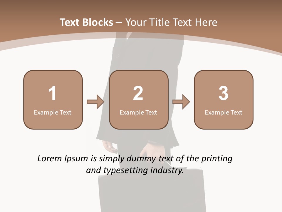 White School Business PowerPoint Template