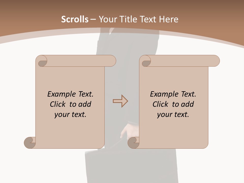 White School Business PowerPoint Template