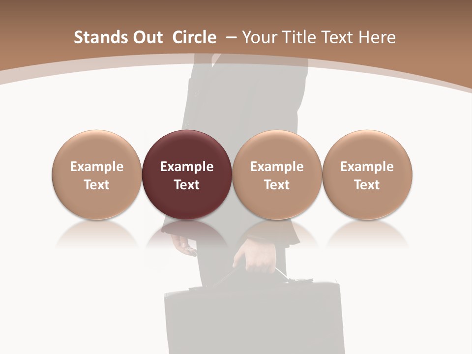 White School Business PowerPoint Template