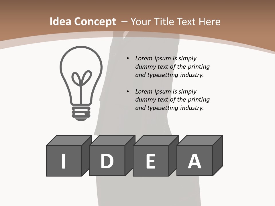 White School Business PowerPoint Template