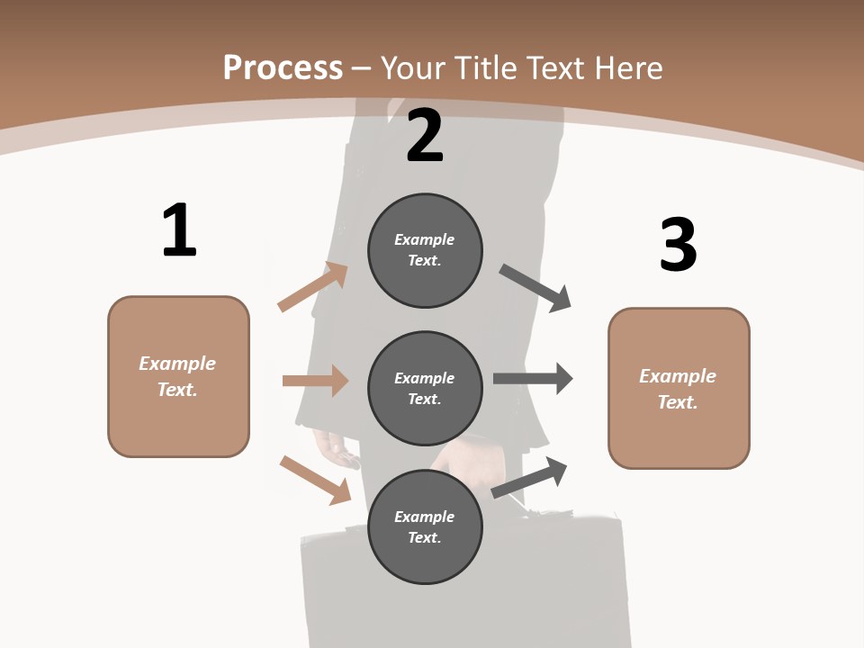 White School Business PowerPoint Template