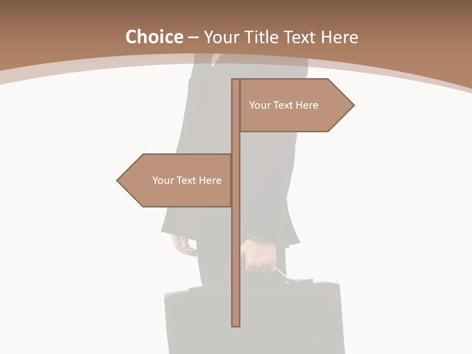 White School Business PowerPoint Template