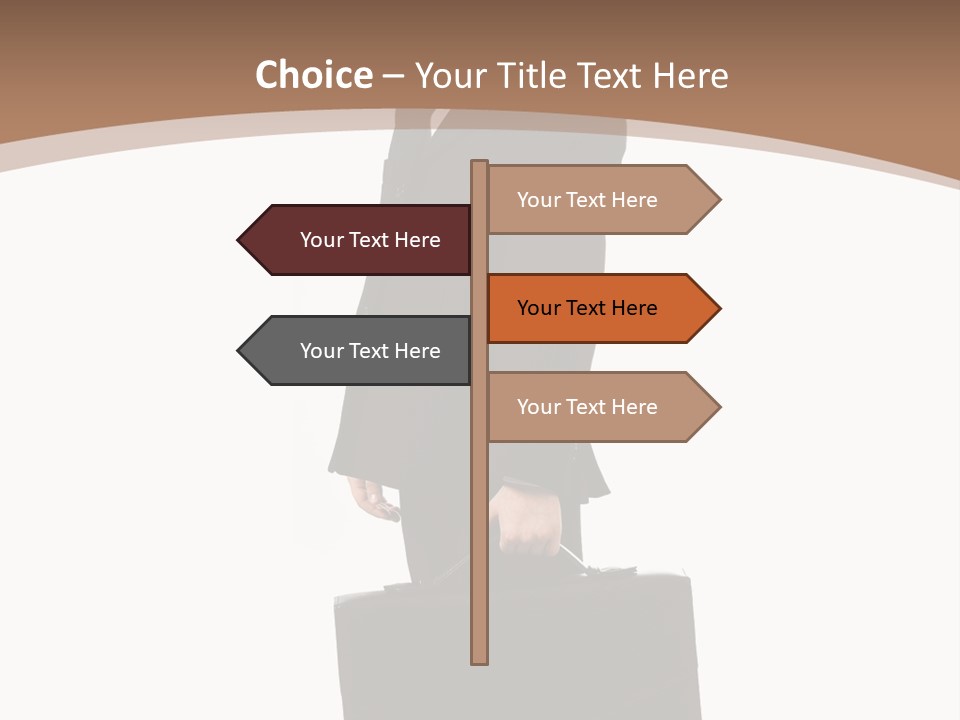White School Business PowerPoint Template