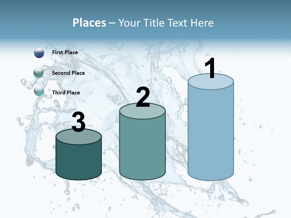 Wave Splash Clean PowerPoint Template