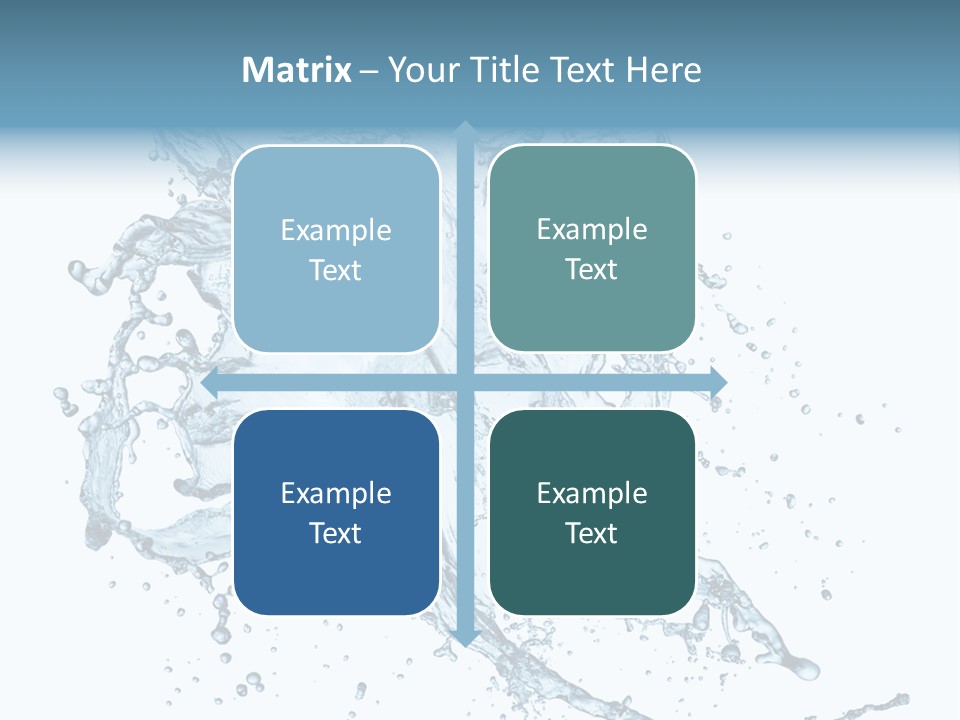 Wave Splash Clean PowerPoint Template