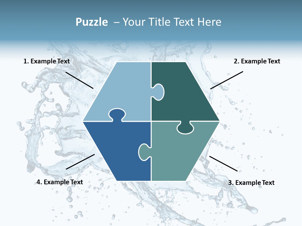 Wave Splash Clean PowerPoint Template