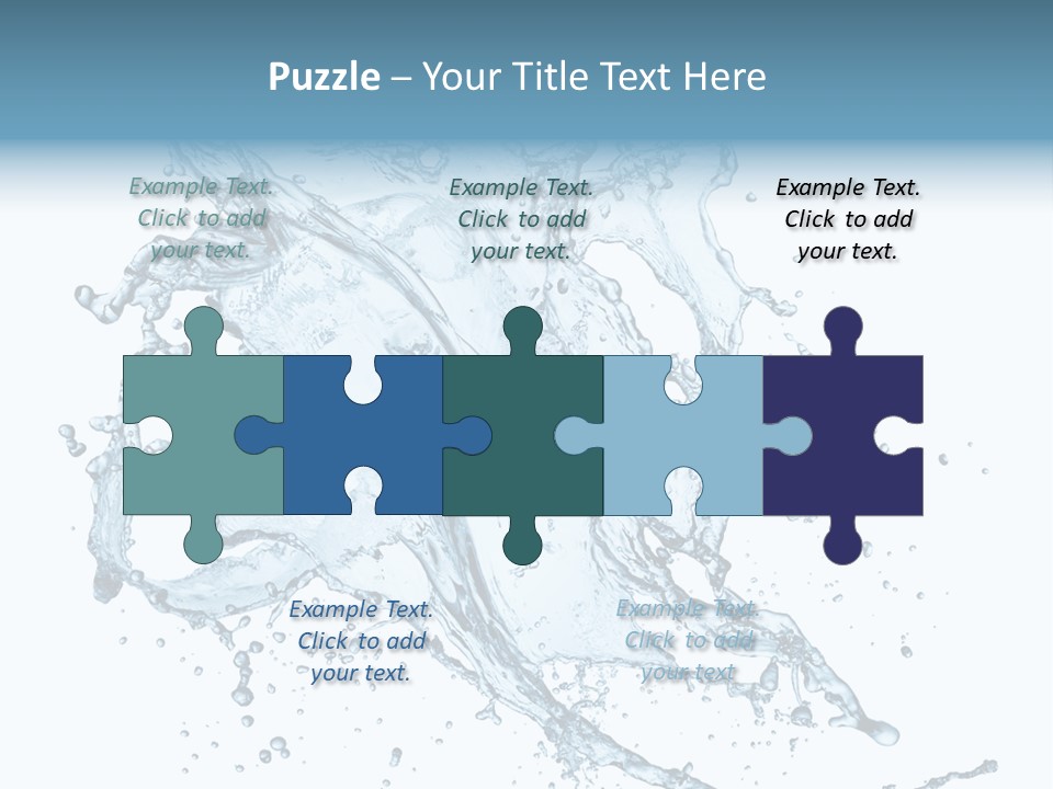 Wave Splash Clean PowerPoint Template