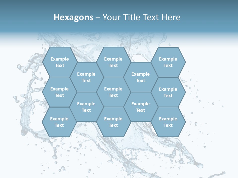 Wave Splash Clean PowerPoint Template