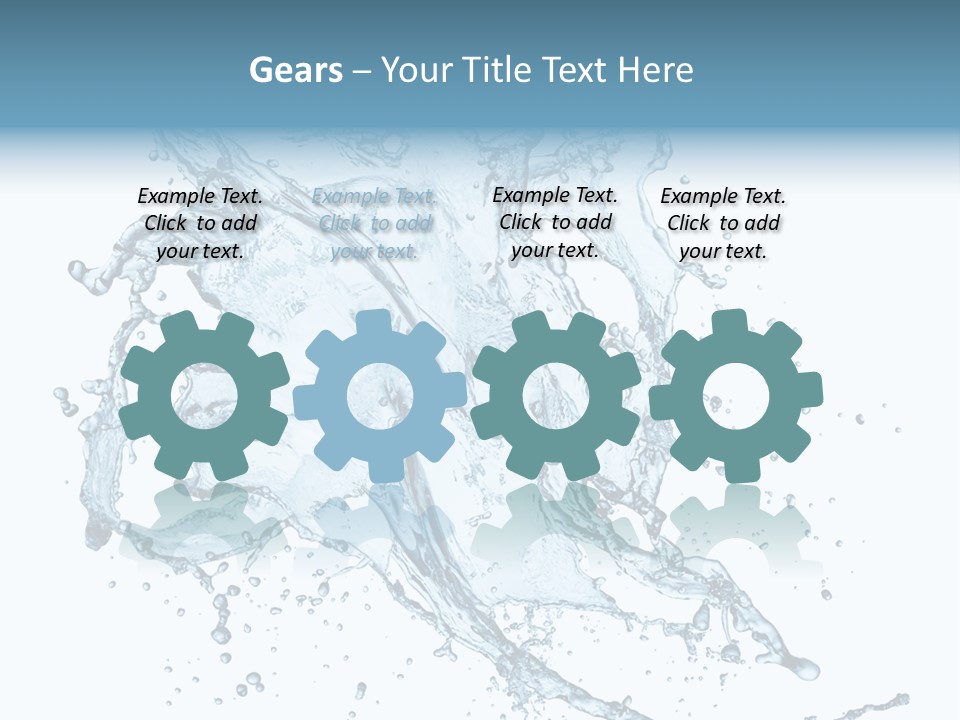 Wave Splash Clean PowerPoint Template