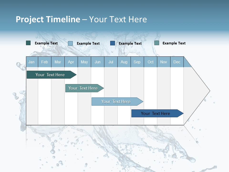 Wave Splash Clean PowerPoint Template
