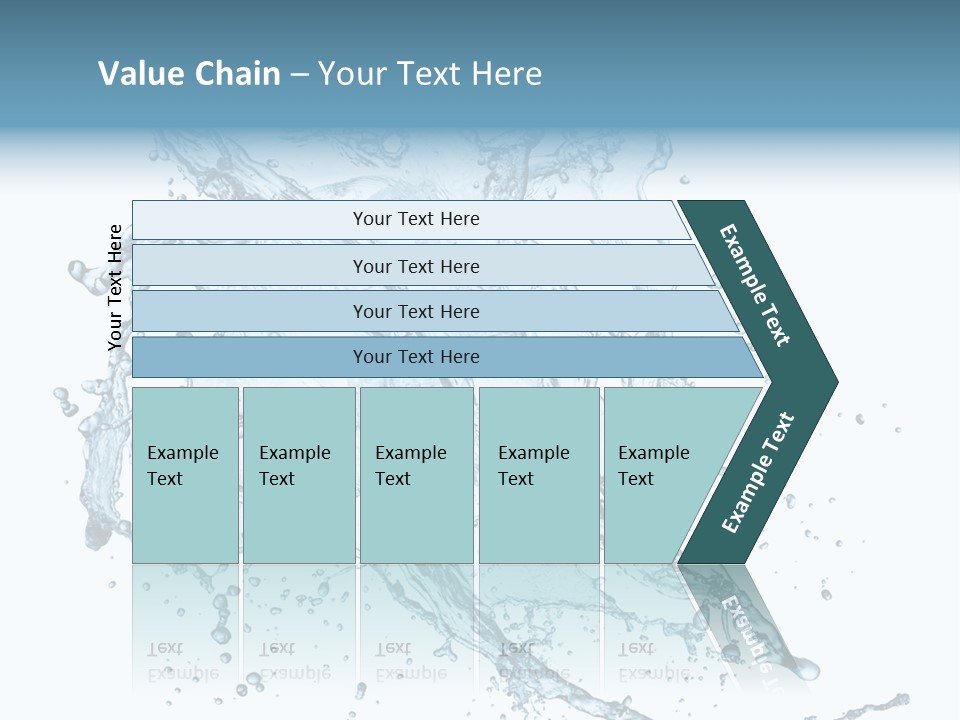 Wave Splash Clean PowerPoint Template