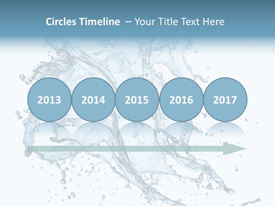 Wave Splash Clean PowerPoint Template