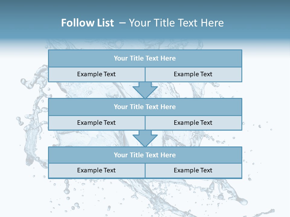 Wave Splash Clean PowerPoint Template
