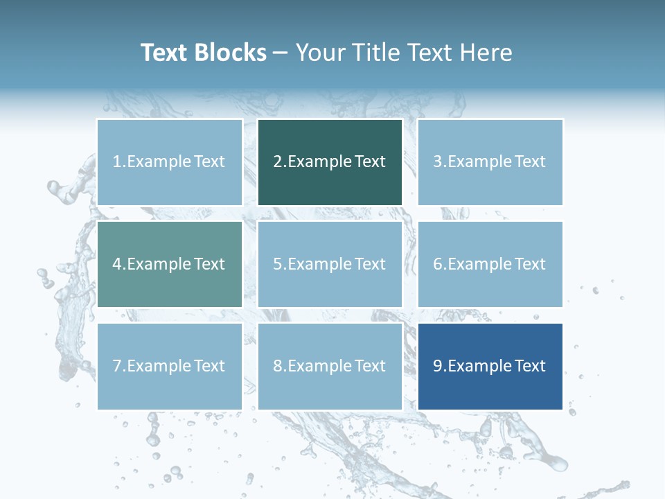 Wave Splash Clean PowerPoint Template