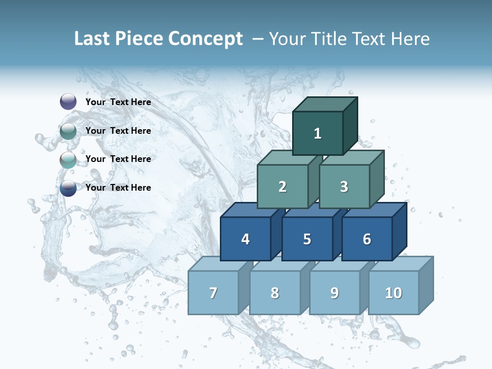Wave Splash Clean PowerPoint Template