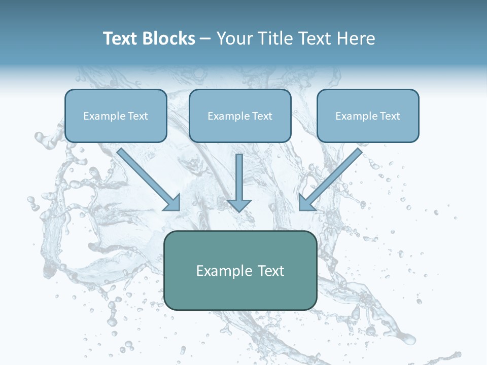 Wave Splash Clean PowerPoint Template