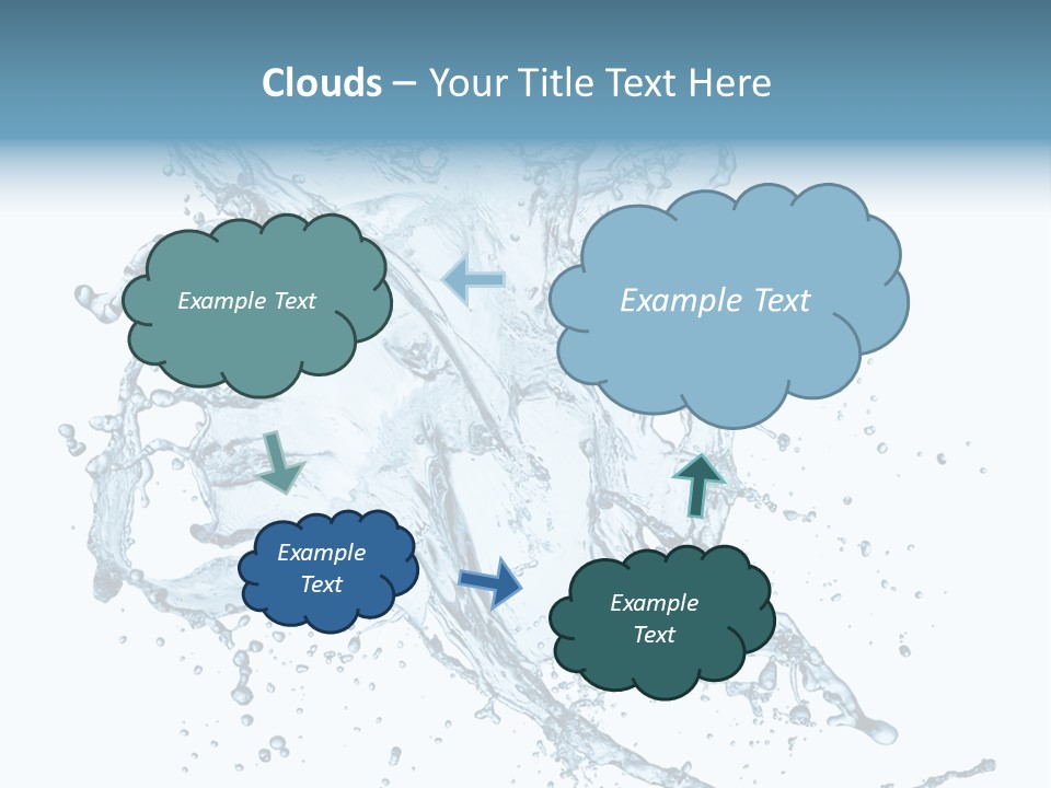 Wave Splash Clean PowerPoint Template
