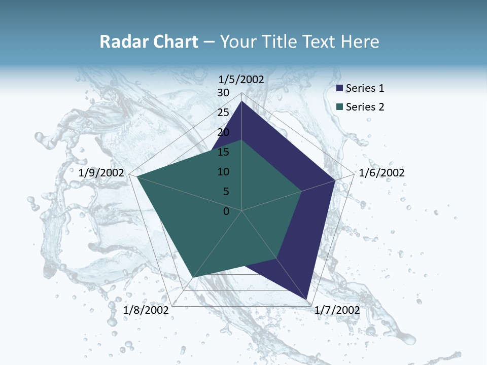 Wave Splash Clean PowerPoint Template