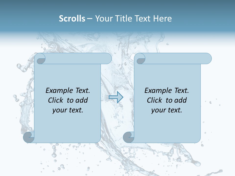 Wave Splash Clean PowerPoint Template