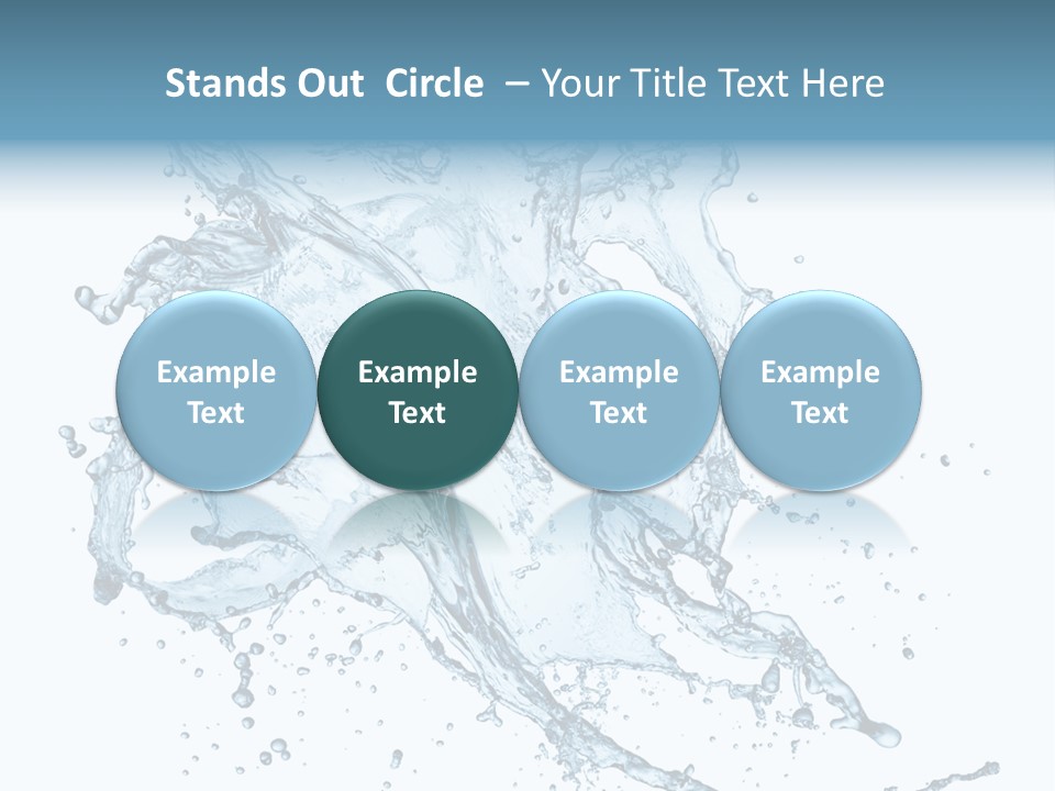 Wave Splash Clean PowerPoint Template