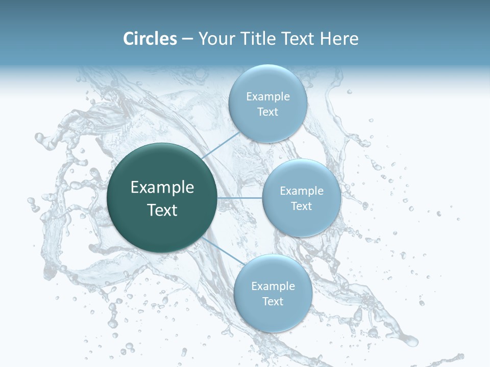 Wave Splash Clean PowerPoint Template