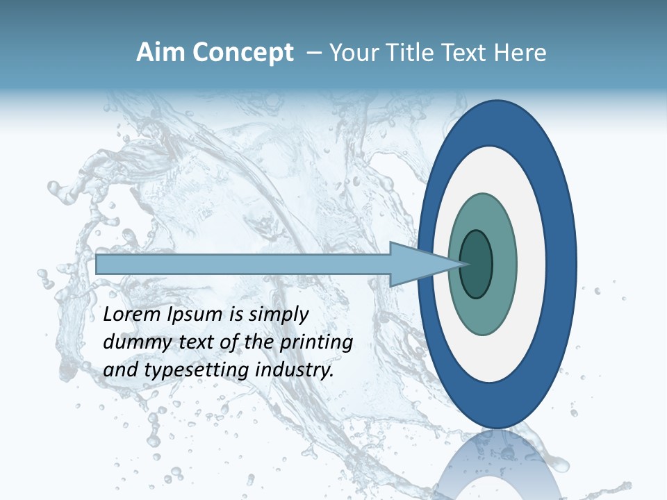 Wave Splash Clean PowerPoint Template