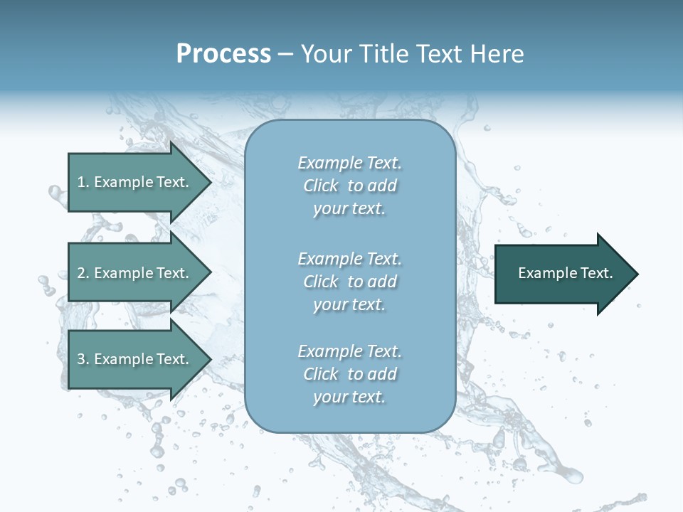 Wave Splash Clean PowerPoint Template