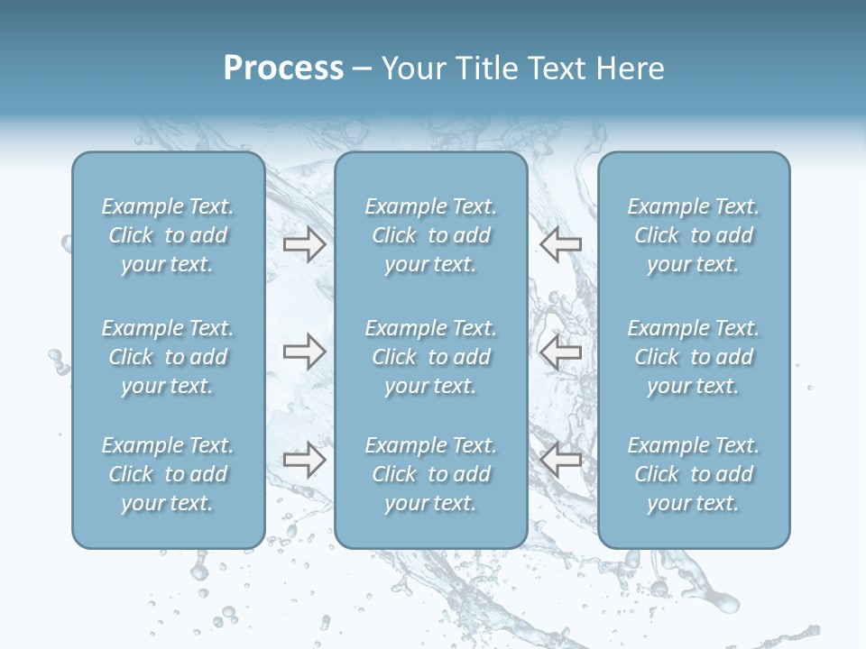 Wave Splash Clean PowerPoint Template