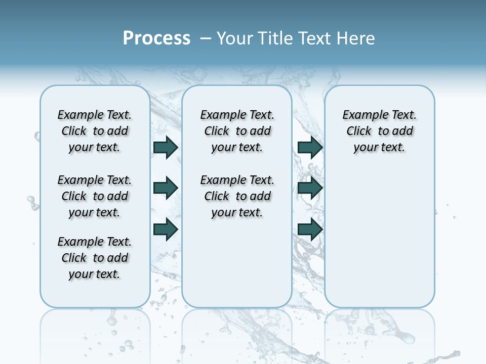 Wave Splash Clean PowerPoint Template