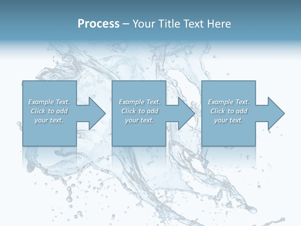 Wave Splash Clean PowerPoint Template