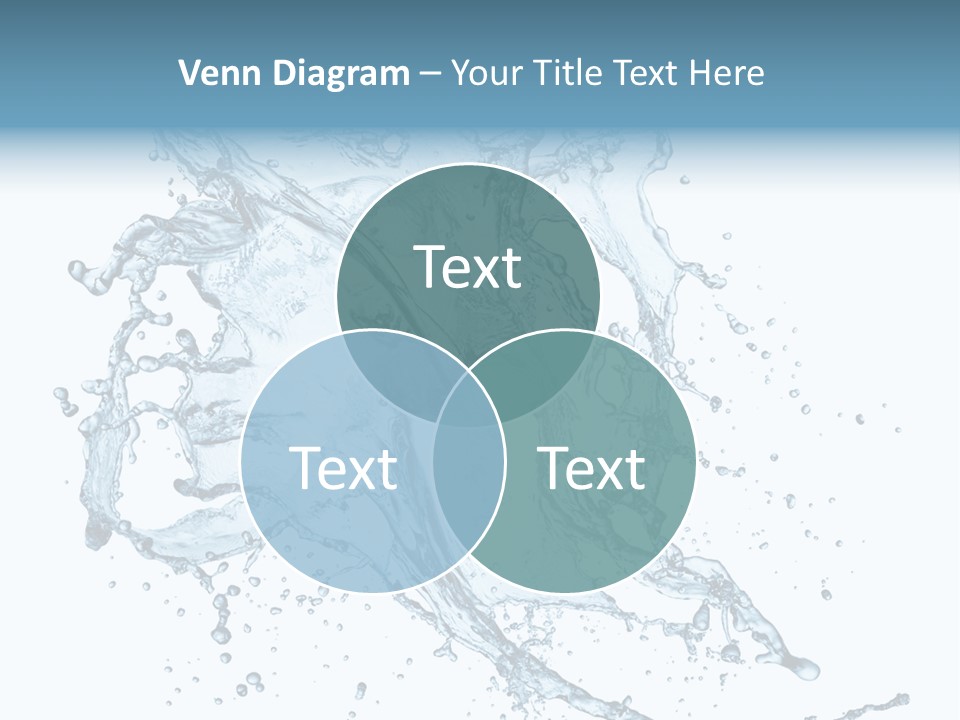 Wave Splash Clean PowerPoint Template