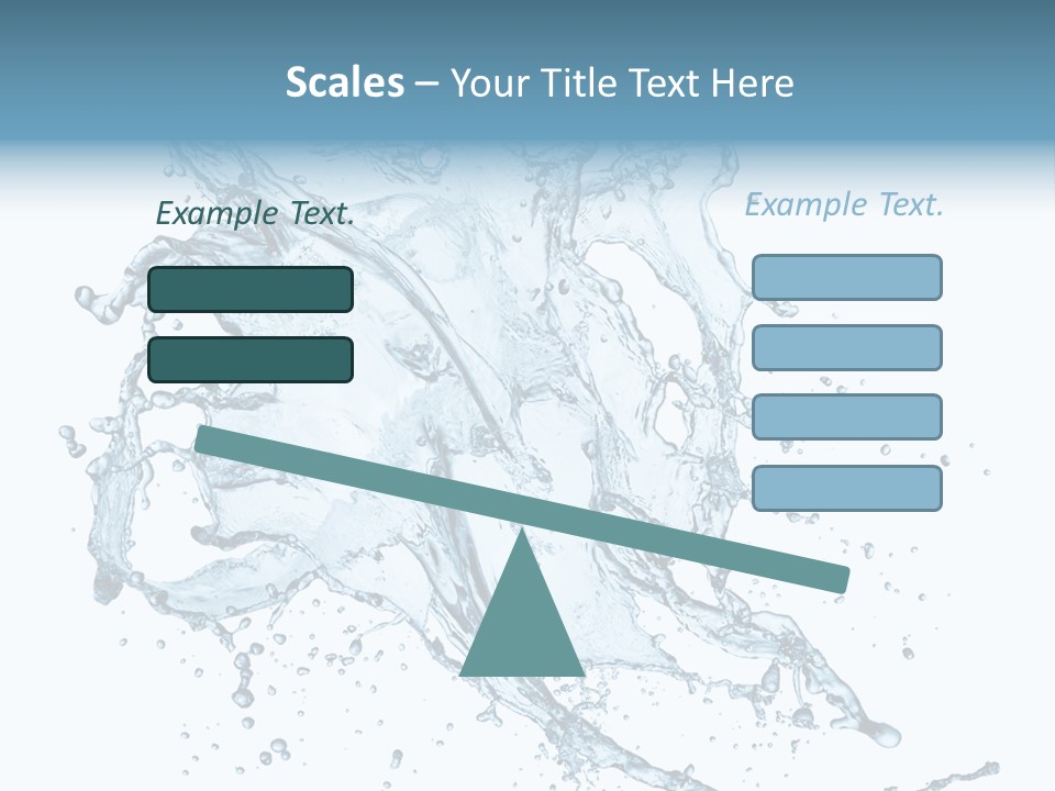 Wave Splash Clean PowerPoint Template