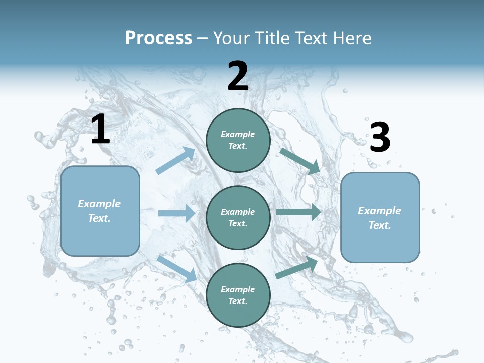 Wave Splash Clean PowerPoint Template