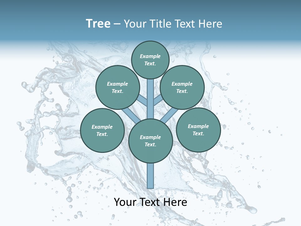 Wave Splash Clean PowerPoint Template