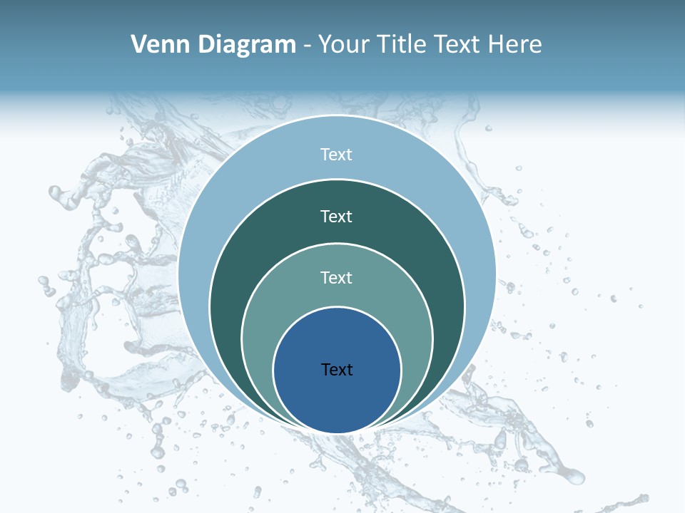 Wave Splash Clean PowerPoint Template