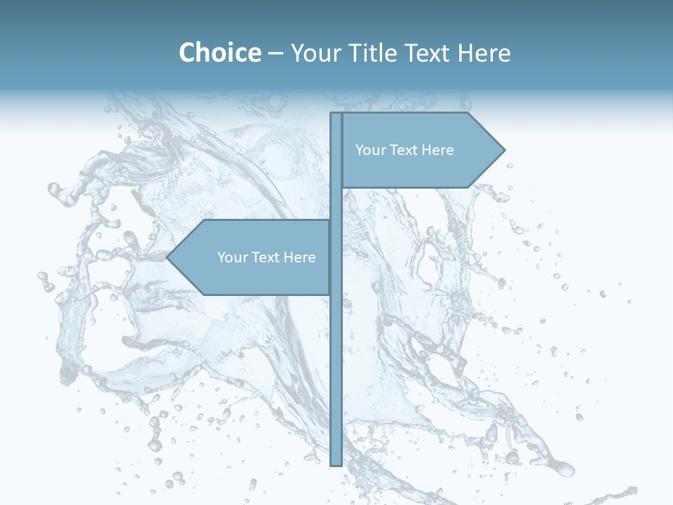 Wave Splash Clean PowerPoint Template