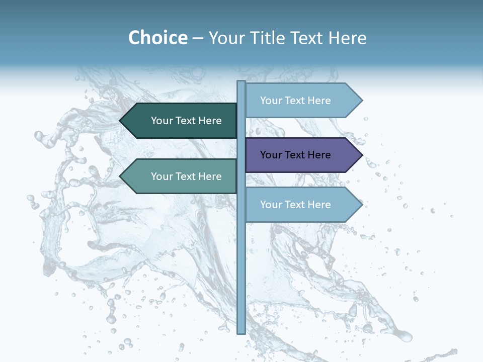 Wave Splash Clean PowerPoint Template