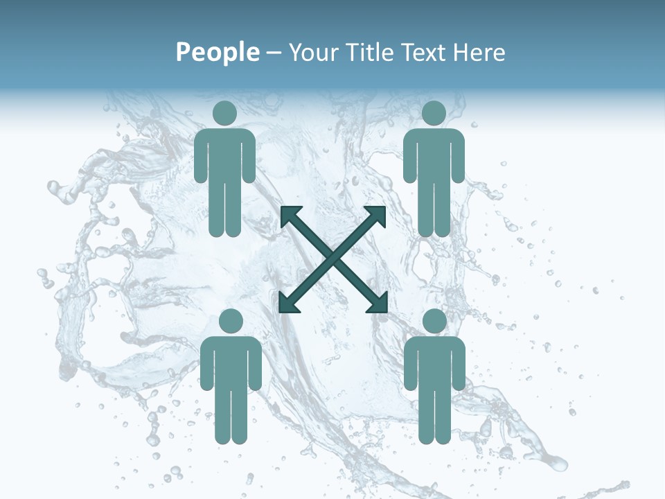 Wave Splash Clean PowerPoint Template